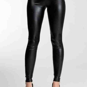 Bebe Faux Leather Stretchy Wet Leggings
